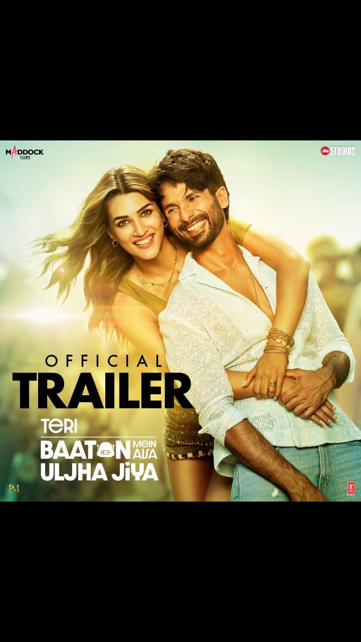 Experience the biggest family entertainer of the year as Jio Studios and Dinesh Vijan unveil the trailer of the most-awaited, Teri Baaton Mein Aisa Uljha Jiya, starring Shahid Kapoor and Kriti Sanon releasing this Valentine’s week, 9th February, 2024!