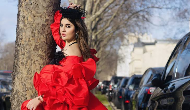 Deepti Sadhwani at Paris Fashion Week For the Dior show
