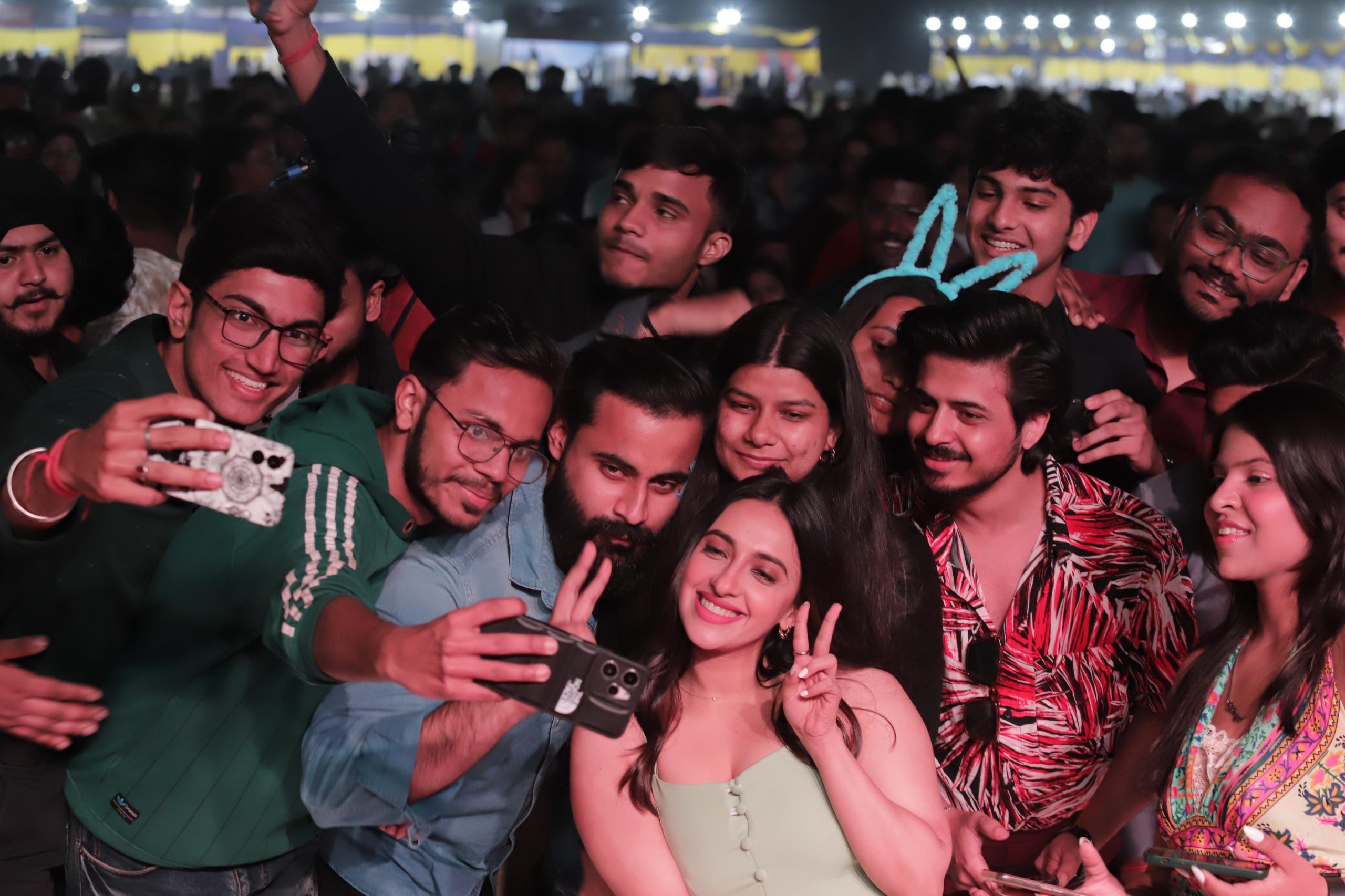 “Delhi is a second home to me I always get excited to be here,” says Akansha Ranjan Kapoor as she makes a stunning appearance at Amity Youth Fest as an Honorable Guest