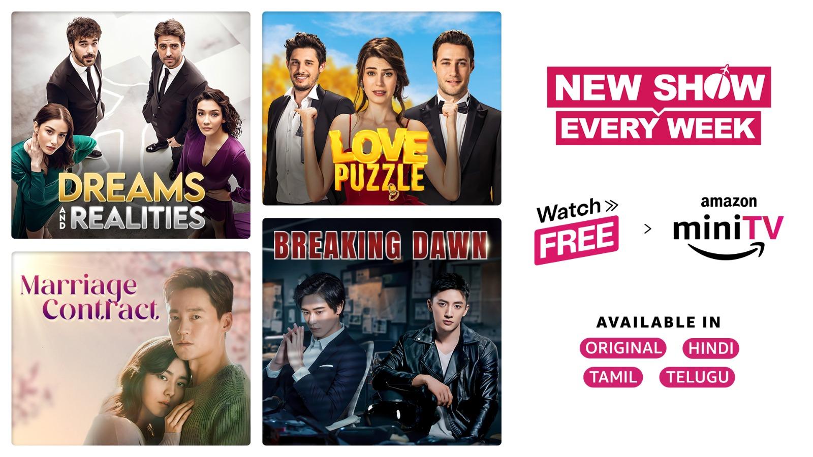  Dreams and Realities, Marriage Contract, Breaking Dawn and Love Puzzle: Amazon miniTV presents spectacular roster of International hits for March 