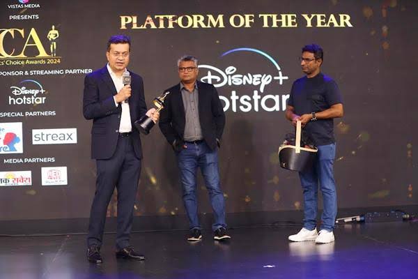 Disney+ Hotstar wins the ‘Best OTT Platform of the year’ at 6th Critics’ Choice Awards 2024