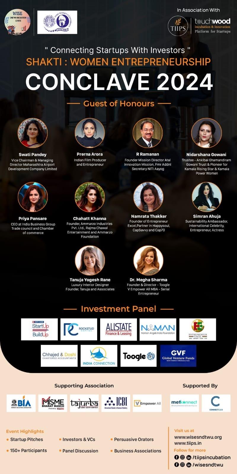 Shakti: Women Entrepreneurship Conclave 2024 Amplifying Women to Lead and Innovate