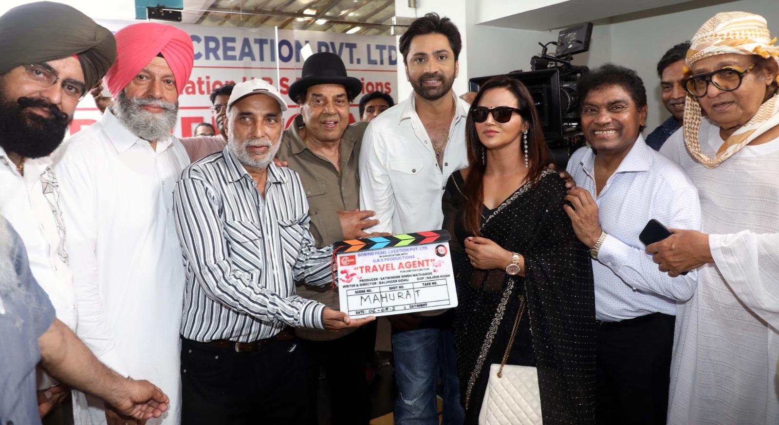 Dharmendra Blesses actor Sonu Baggad in Debut Punjabi Film ‘Travel Agent’