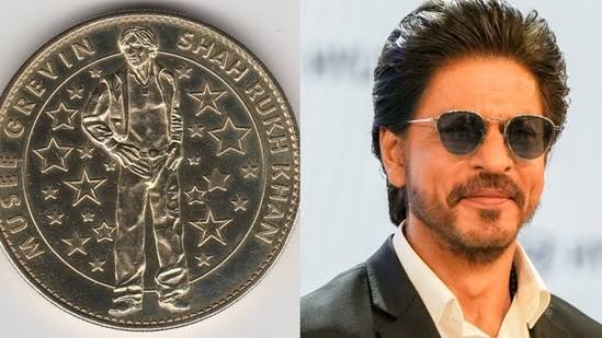 Shah Rukh Khan Honoured with Customised Gold Coins by Paris’ Grevin Museum