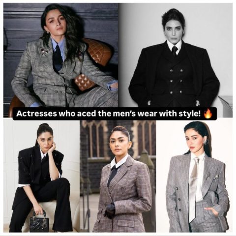 From Alia Bhatt to Karishma Tanna: Female stars owning men’s wear with style!