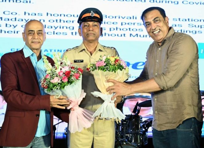 Ronnie Rodrigues Celebrates Police Inspector Vijay Madaye’s Retirement and Birthday; Many Celebrities Attend