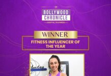 Namrata Purohit Honored as Fitness Influencer of the Year at The Bollywood Chronicle Digital Awards