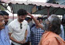 Adivi Sesh Seeks Blessings at Bhadrakali Temple Ahead of April Release of Dacoit
