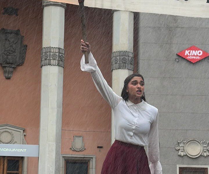 Saiee M Manjrekar’s First Look from The India House; Actress Steps into a Fierce New Avatar for the Period Drama backed by Ram Charan
