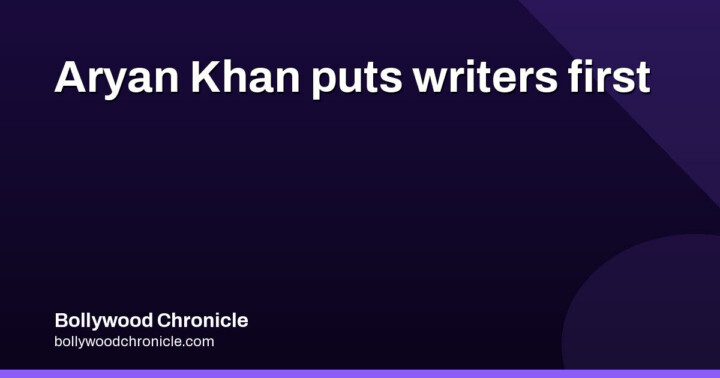 Aryan Khan turns to fresh writers after his debut
