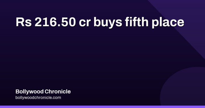 Drishyam 3 nets Rs 216.50 cr in five days