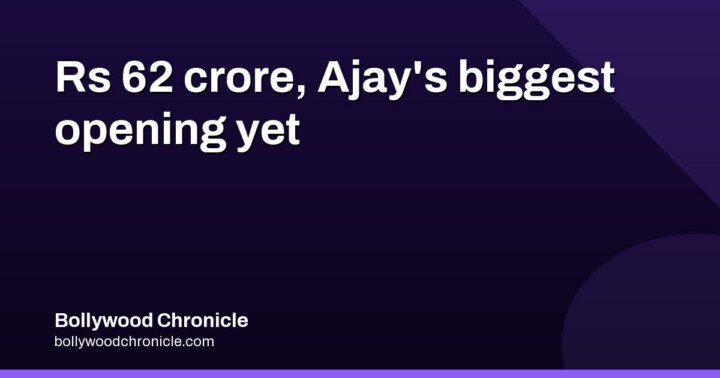 Drishyam: The Conclusion opens at Rs 62.03 crore