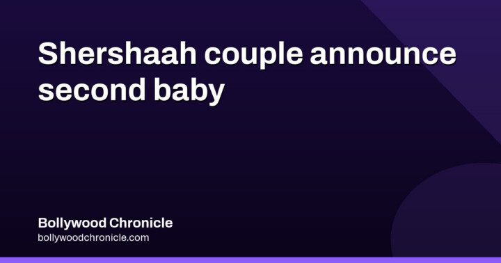 Kiara Advani and Sidharth Malhotra announce second pregnancy