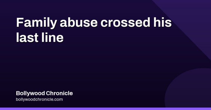 Manoj Bajpayee: family abuse crossed the line