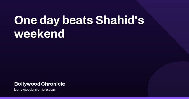 Prahaar Day 1: ₹2.5 Cr, Above Shahid's Weekend