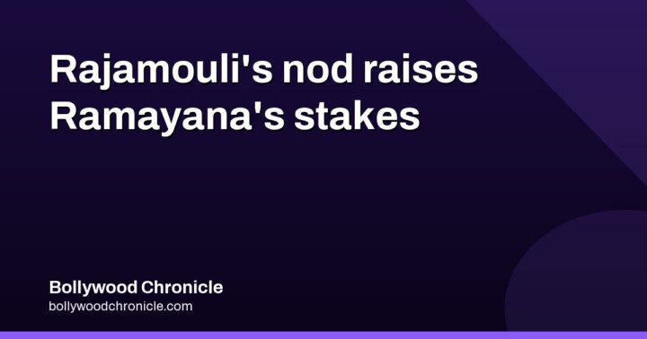 Rajamouli backs Ramayana trailer before 5 November