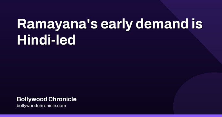 Ramayana Advance Booking at Rs 4.78 Crore