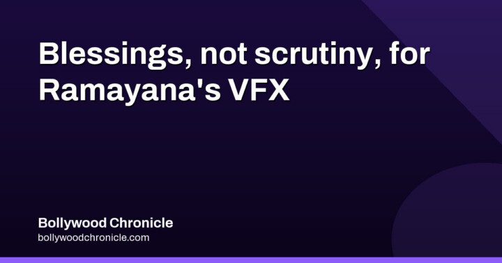 Ramayana's cast asks: bless the young VFX team, don't pressure it