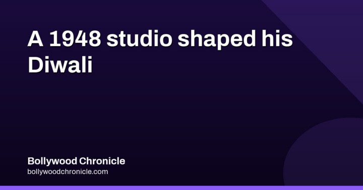 Diwali began with a puja at 1948 R.K. Studio