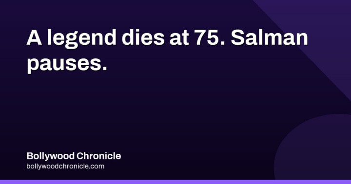 At 75, Nana Patekar's death leads Salman Khan to pause