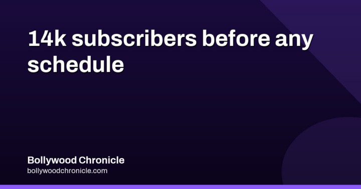 Salman Khan opens YouTube channel, 14k subscribers in an hour