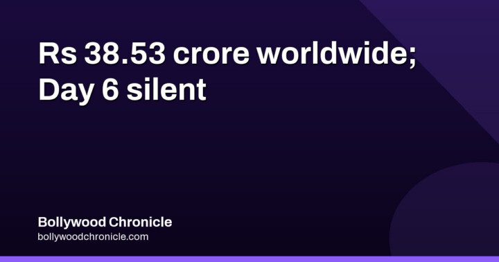 Udta Teer reaches ₹38.53 crore worldwide; Day 6 awaited